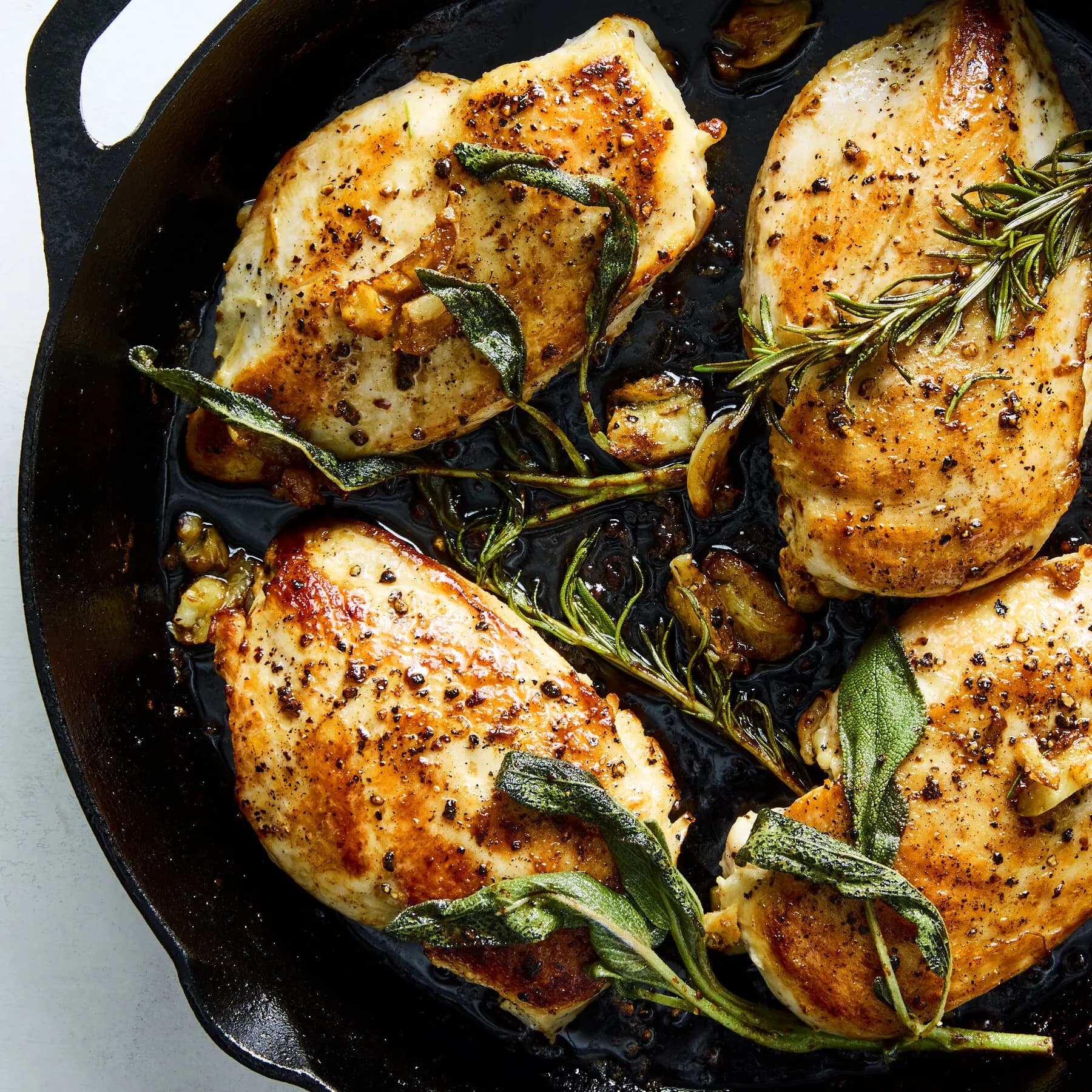 Butter-Basted Chicken Breasts