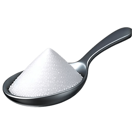Ingredient: ½ tsp sugar
